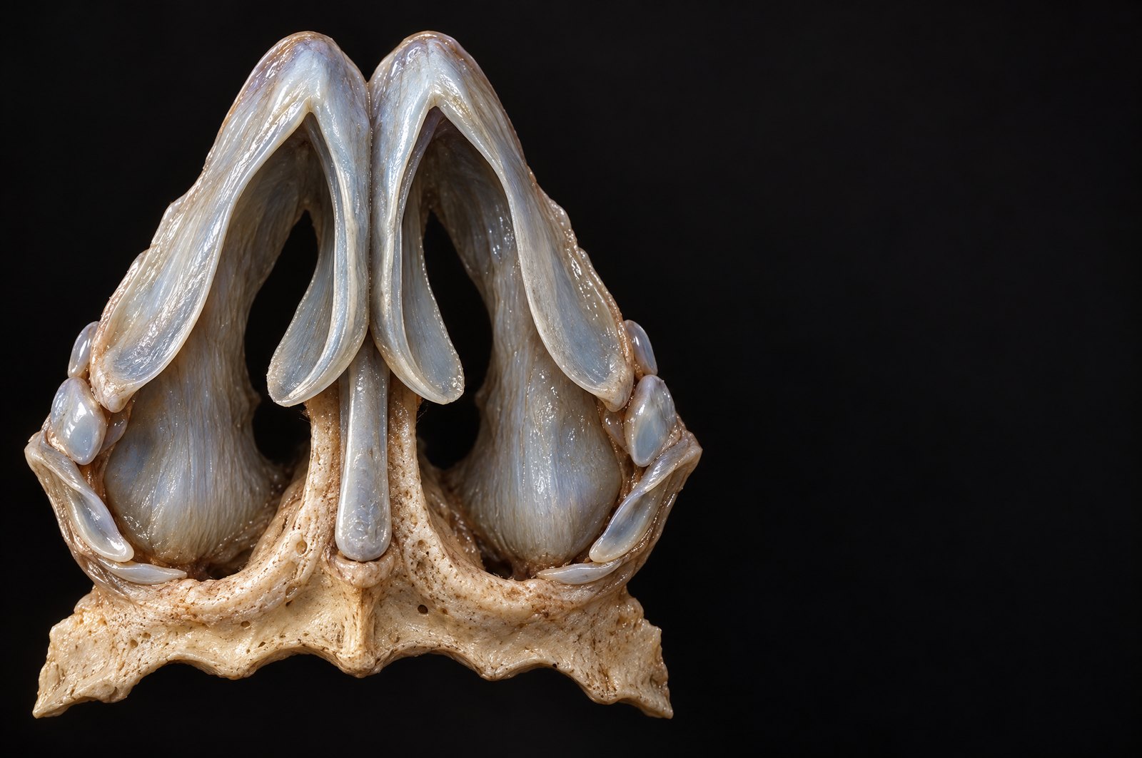The cartilages from below